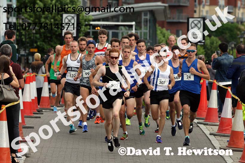 Gateshead Harriers 5k Road Race. Photo: David T. Hewitson/Sports for All Pics